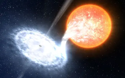 Very spectacular and beautiful photo of space and black holes