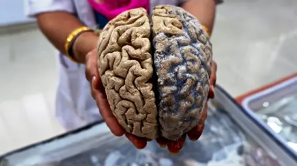 real human brain