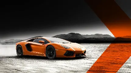 Photo of Lamborghini Aventador orange full hd
