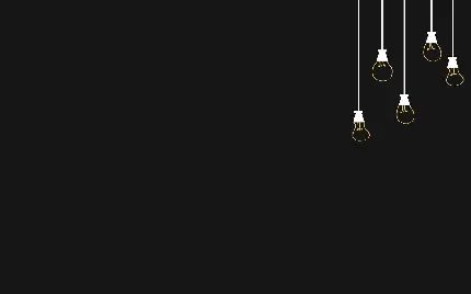 Download beautiful minimalist lamp wallpaper with black background
