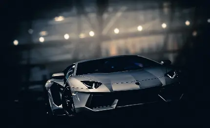 The most mysterious photo of the Aventador car for profile