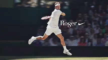 Photo of the best tennis player in the world Roger Federer