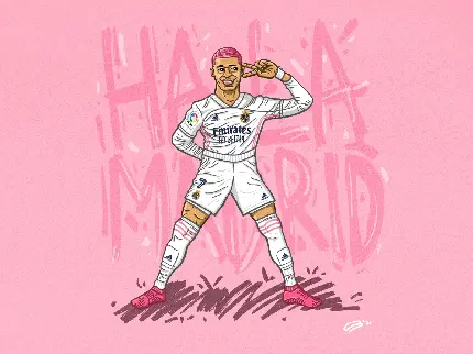 Kylian Mbappe background in Real Madrid