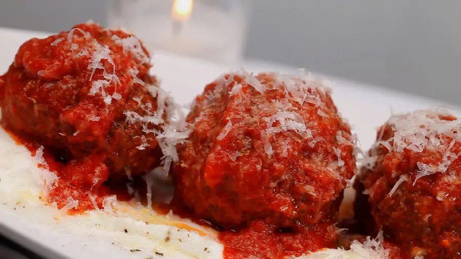 The latest full HD quality image of a delicious and juicy meatball dish