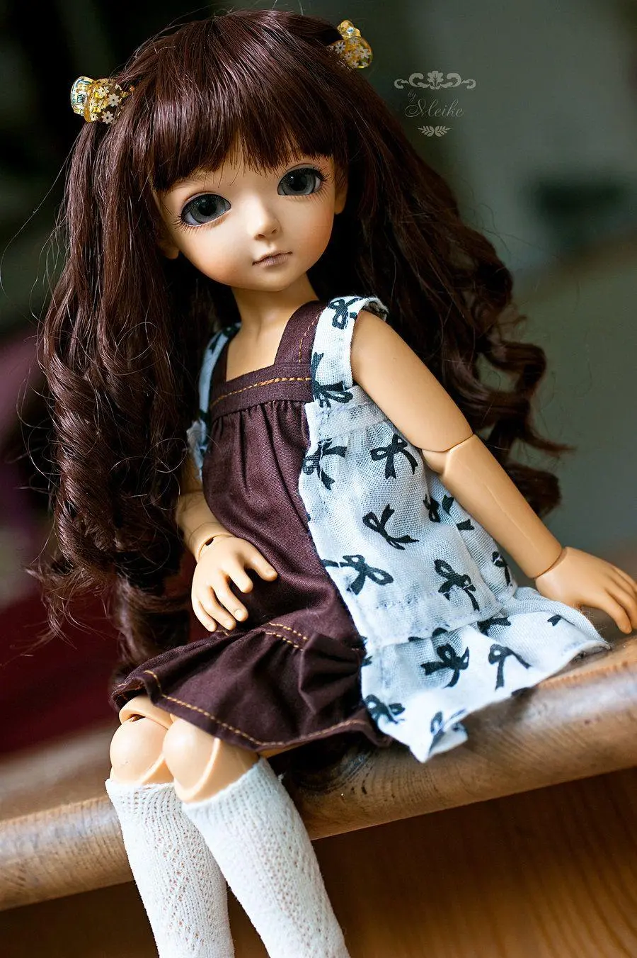 Lovely view of a handsome doll girl for profile 