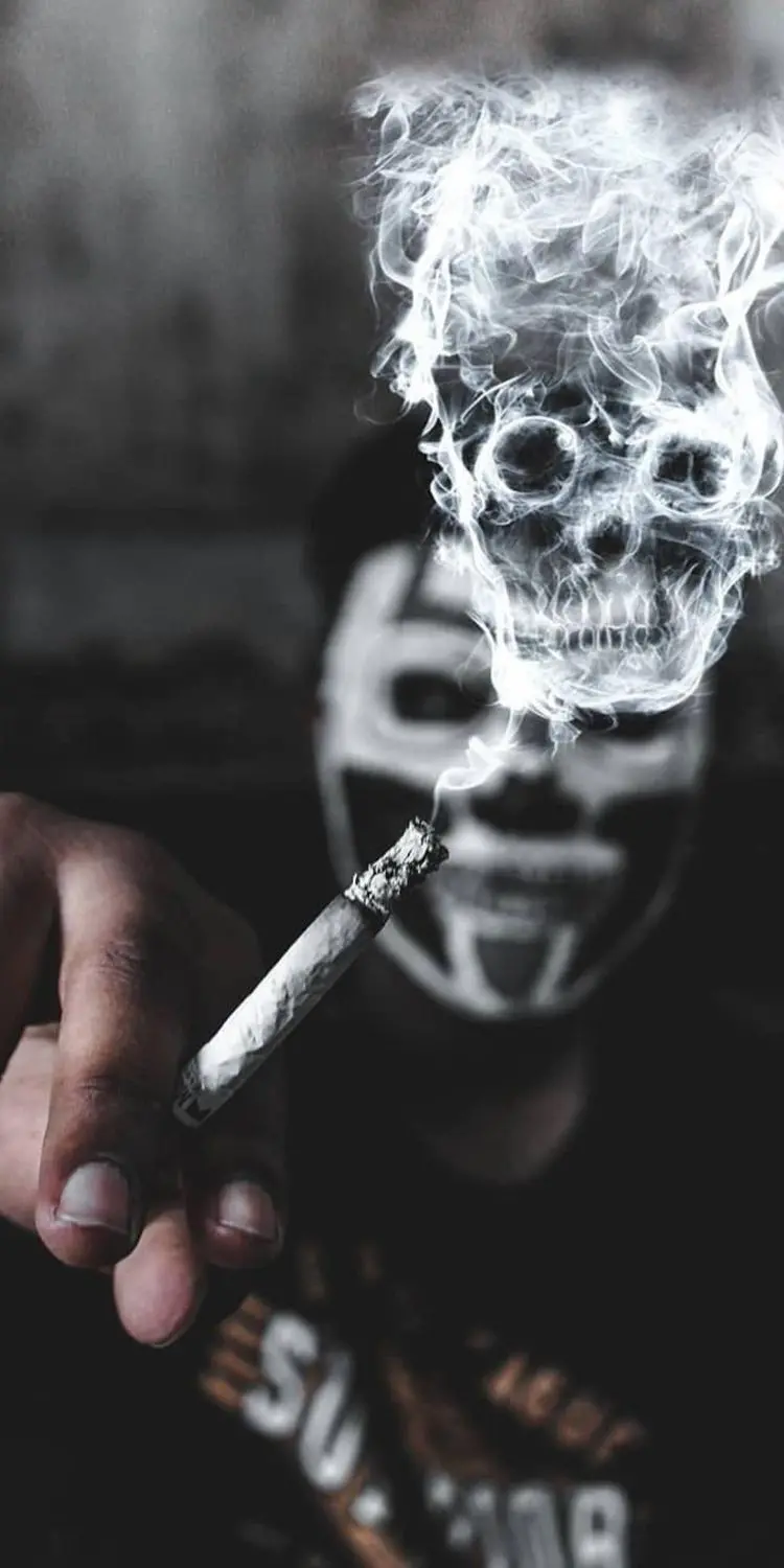 Strange and Weird Smoker Wallpaper in Full HD Quality 