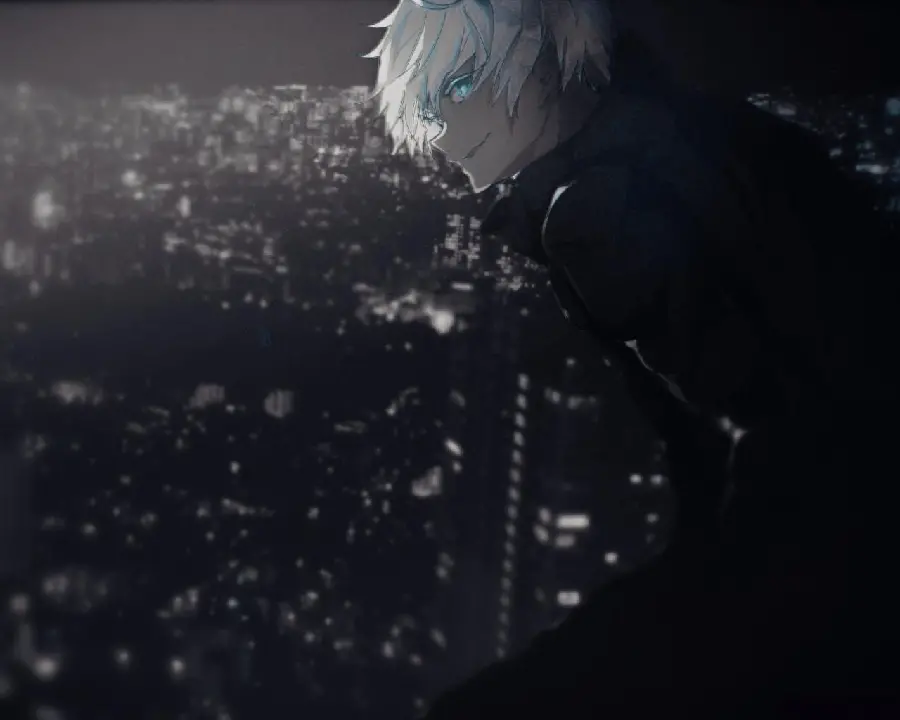 The latest Gojo Satoru dark background with special HD quality