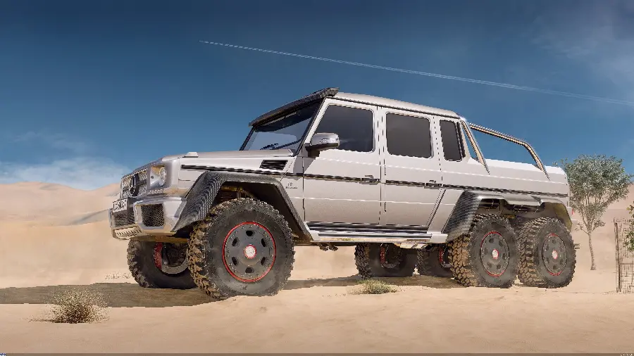 A Special View of the Benz SUV in Dimensions 3840 × 2160