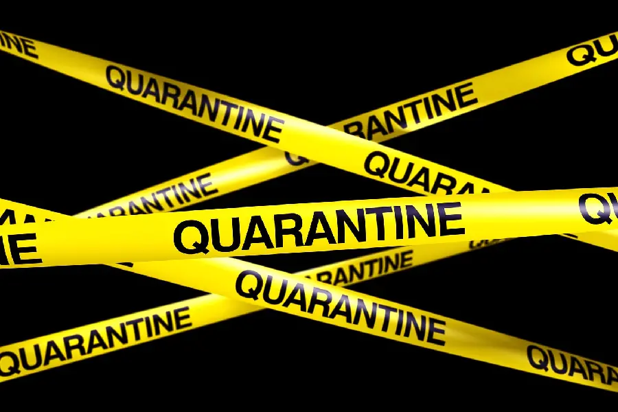 The latest wallpaper of the caution sign with a scary theme for mobile phones 