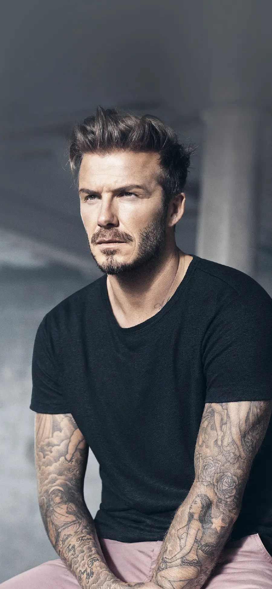 The most famous stock photo of the popular model and player David Beckham 