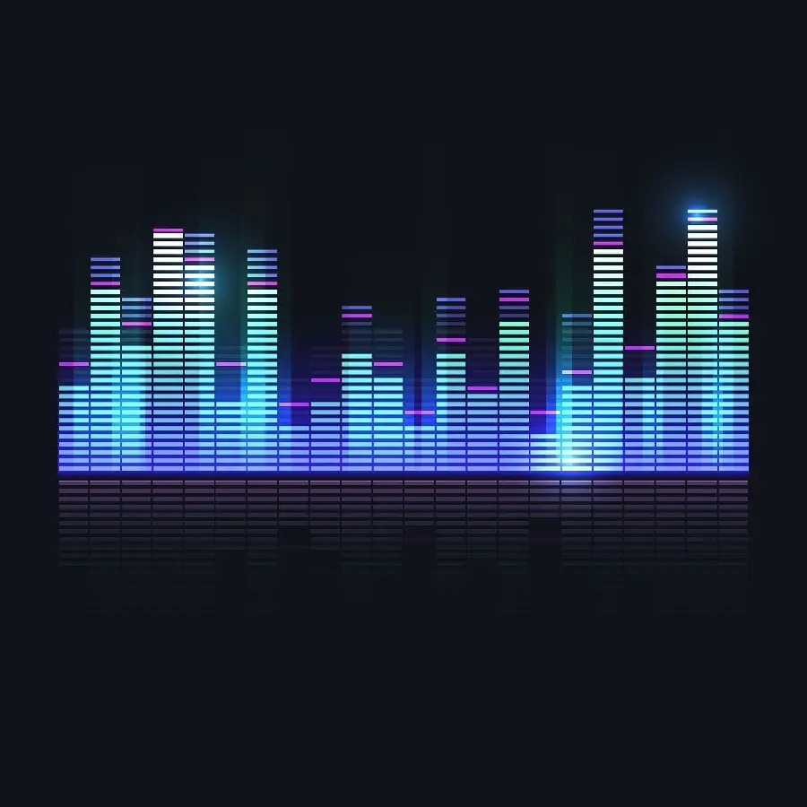 Most viewed digital equalizer photo for editing in high quality
