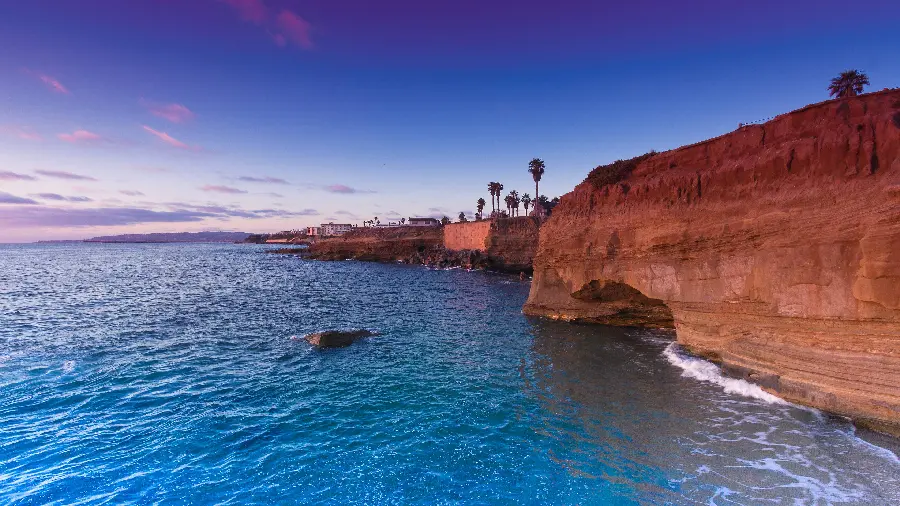 A fascinating and spectacular photo of the blue sea landscape in HD quality