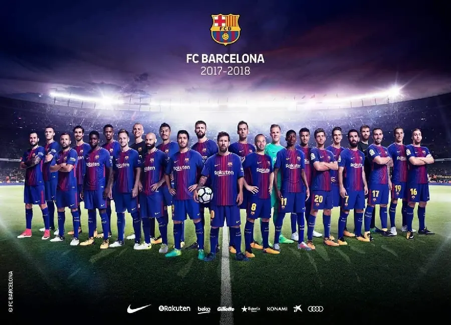 High quality Barcelona players suitable for wallpaper