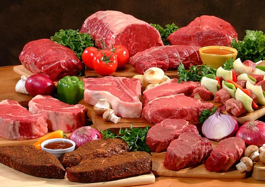 The most beautiful red meat promotional photo for Instagram in 8k quality