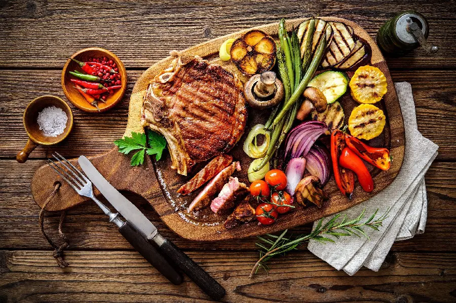 Photo of Different Types of Steaks for Restaurant Menu