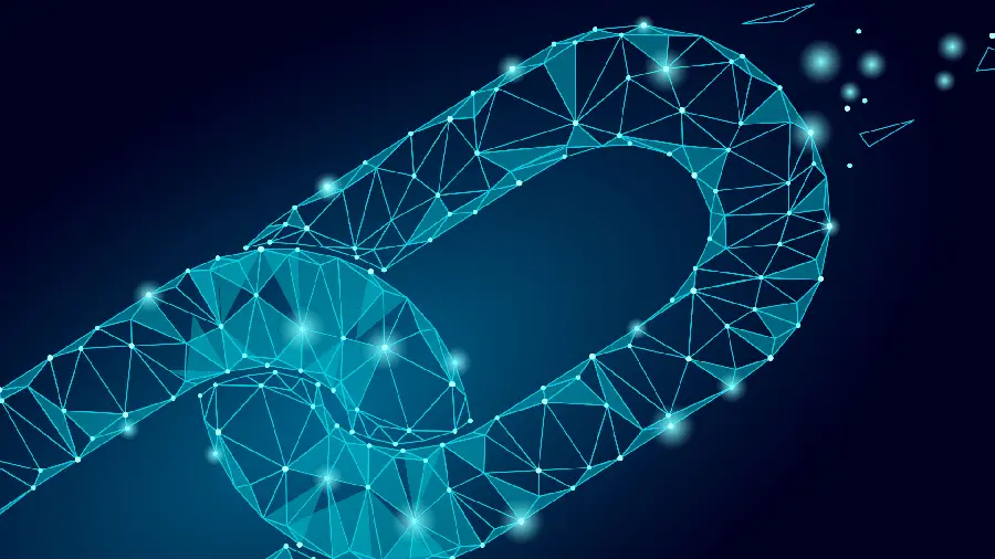 Download Digital Supply Chain Photo with Brilliant Blue Theme