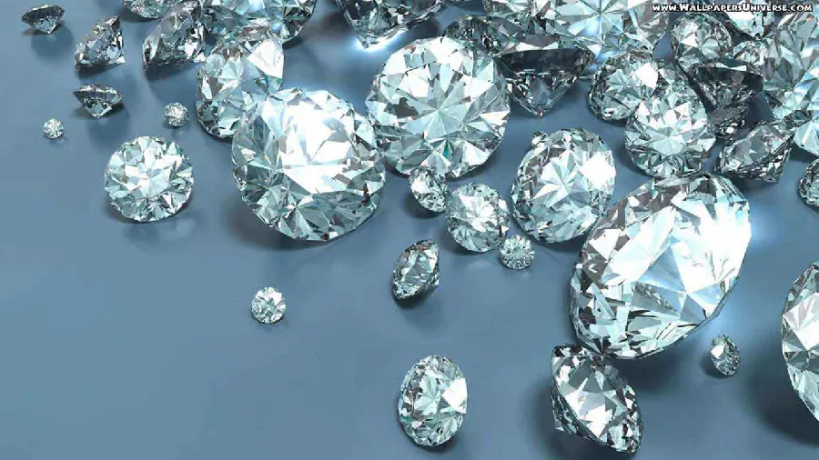 Masterpiece image of incredibly shiny silver jewelry and diamonds