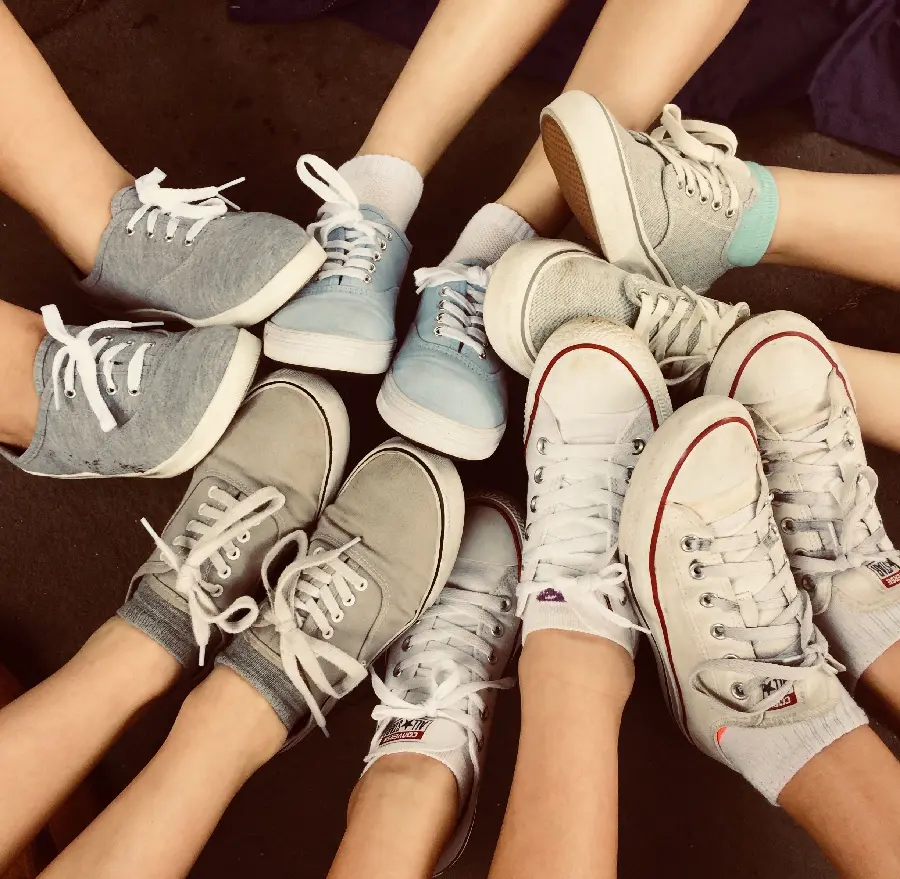 Friendly Profile Picture of Shoes Side by Side for Instagram 