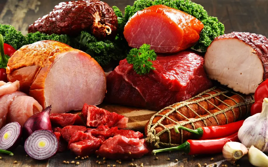New photo of beef with spectacular decoration in HD quality