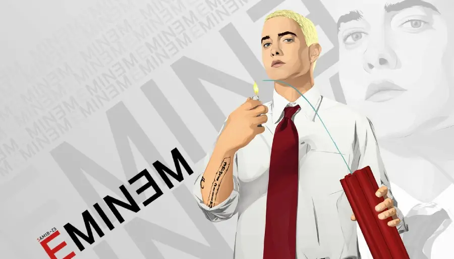 Eminem photo suitable for a girly profile in HD quality