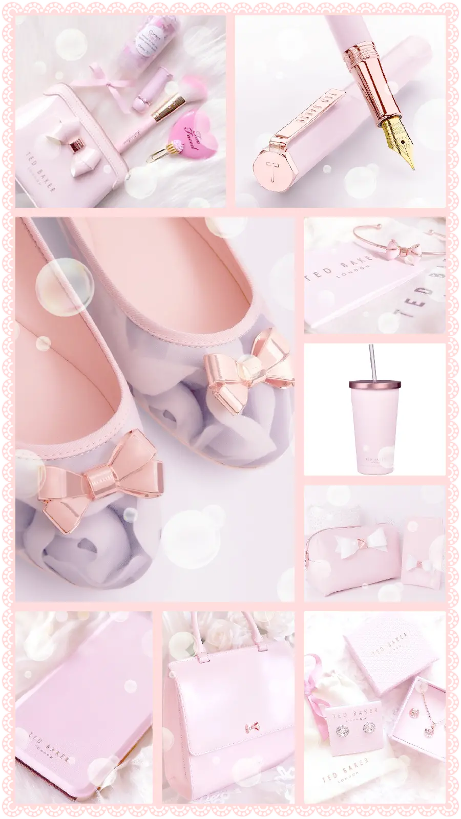Cute girly profile photo with a pink shoe design