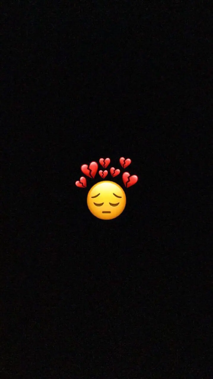 Unique image of sad and depressed emojis suitable for making Instagram posts