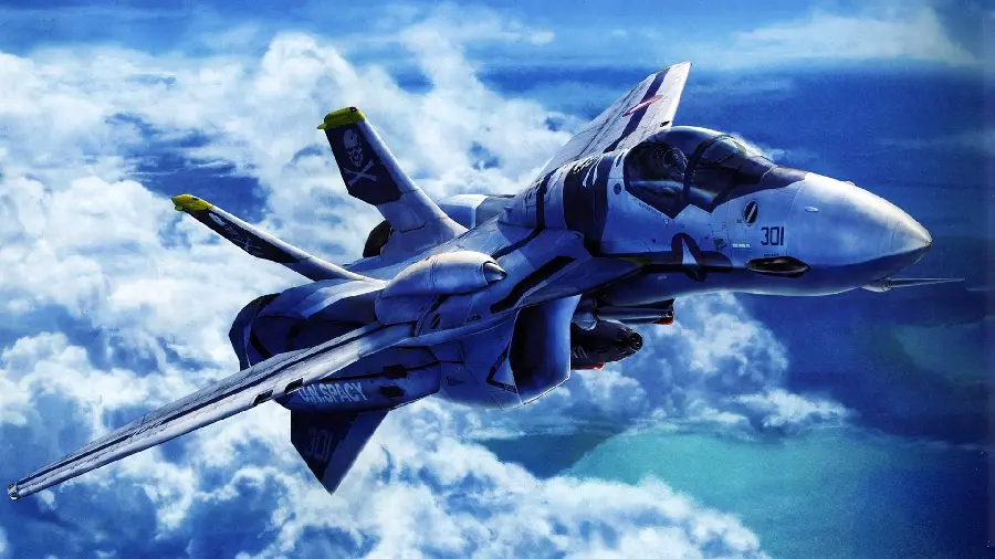 Download a spectacular photo of a fighter plane in flight in high quality