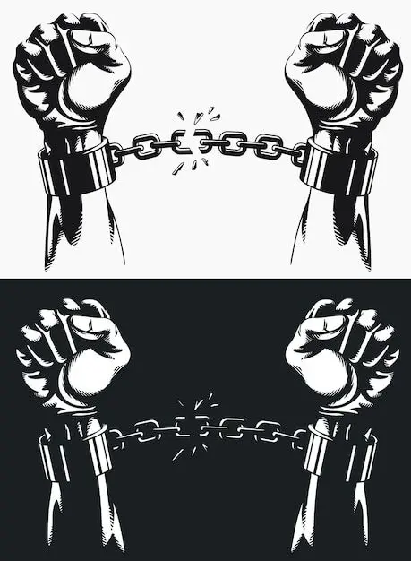Best black and white view of breaking the chain in Full HD quality