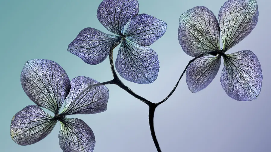 Sparkling Stock Photo of Transparent Paper Flower with Special Quality 