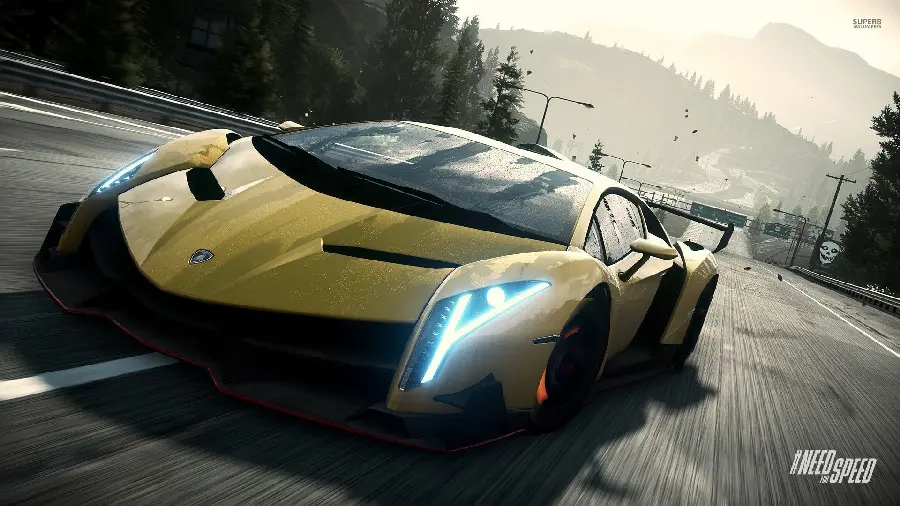 Most Viewed Photo of the Front of a Lamborghini with Lights on 2022
