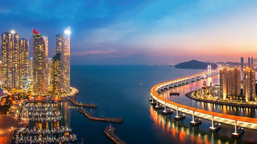 Download the bright and brilliant background of a developed city with beautiful and new buildings and full quality