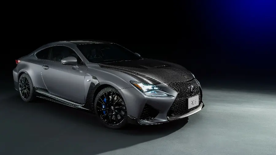 Stock image of one of the most attractive coupes in the world, the Lexus RC F