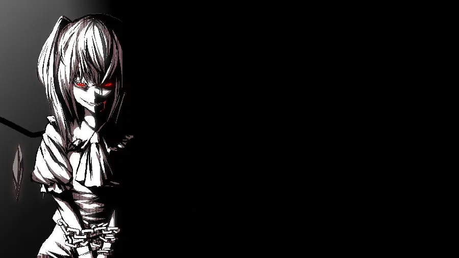 Dark Anime Background for Girls with Dark Background for Windows 11