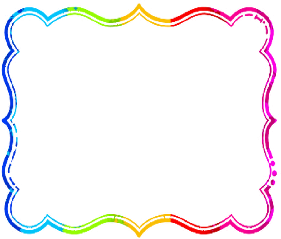 Download Hollow PNG for Instagram Template with Rainbow Theme
