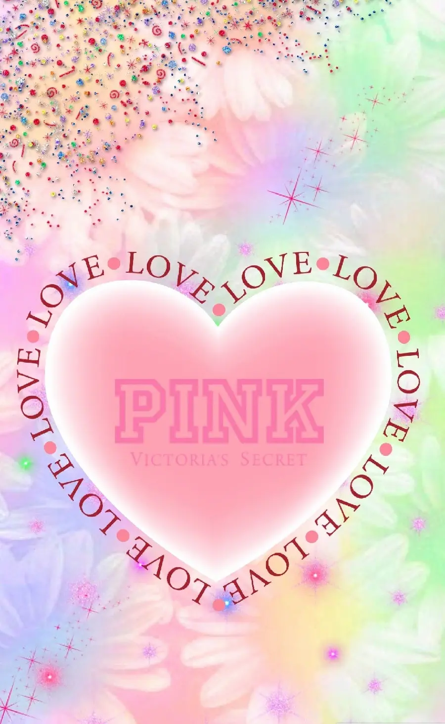Interesting and beautiful heart wallpaper for pink fans in excellent quality