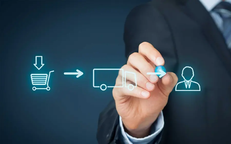 Unique Supply Chain Photo with Great Graphics