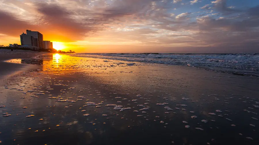 The most beautiful sunset background for Windows 11