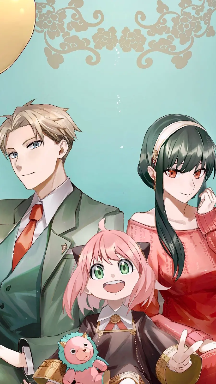 Beautiful wallpaper of the anime X-Family from the spy genre in hd quality 