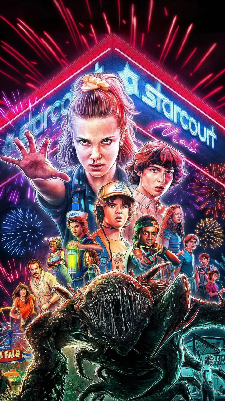 Stranger Things Series Photo Suitable for Printing on Board and Chassis Board