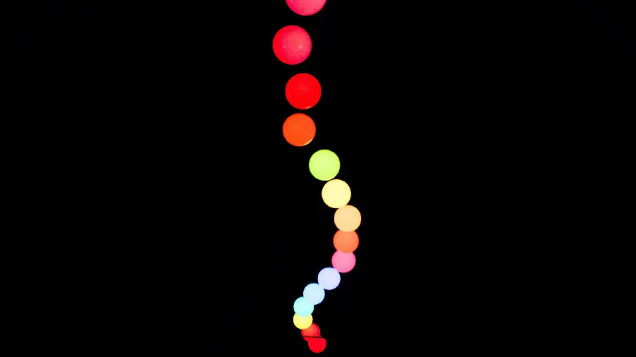 Laptop Wallpaper with a Beautiful Design of Small Colored Circles
