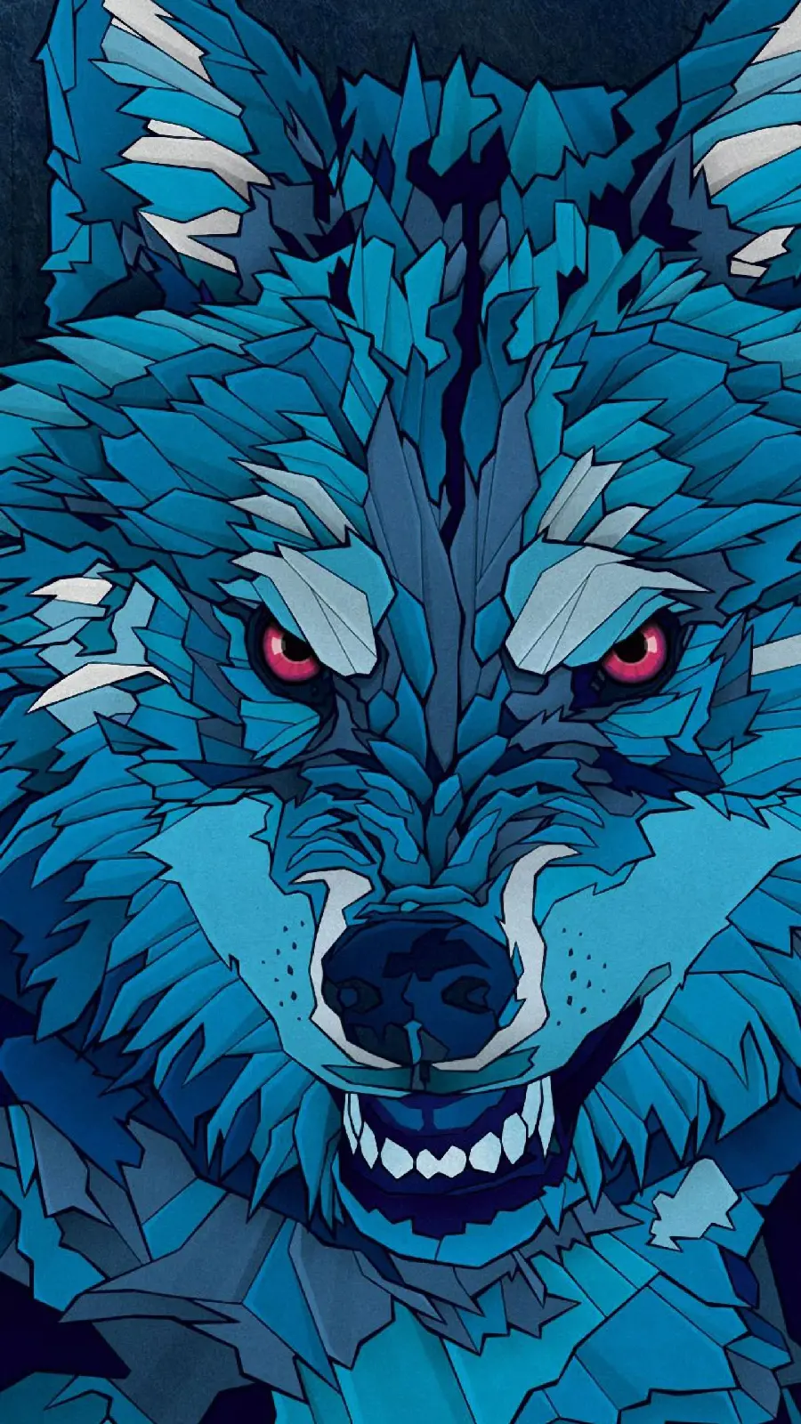 Stunning photo of a powerful and predatory wolf
