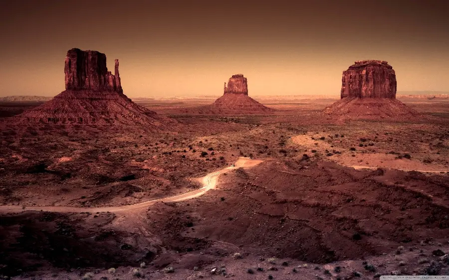 Download Stock Photo The Most Strange Valley With Tall Rocks In The Arizona Desert