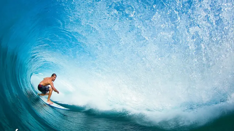 Donaud exciting photo of surfing in the sea