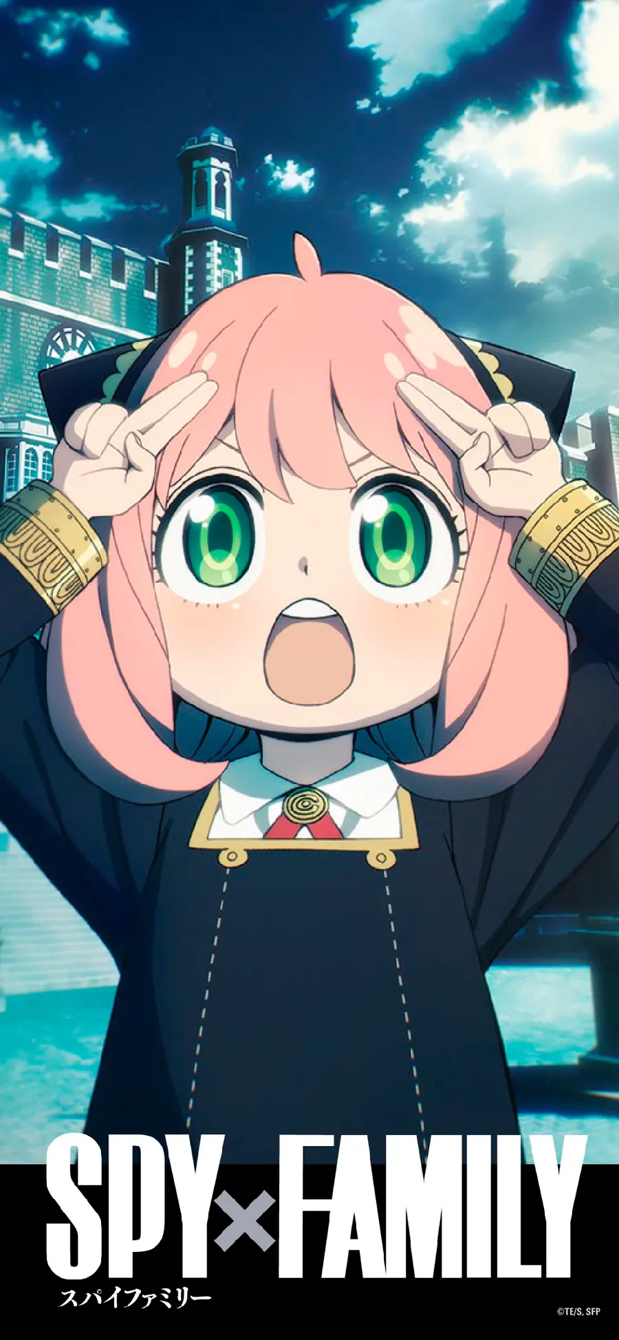 Photo of the cute and lovely Anya in the anime X-Family of Spy