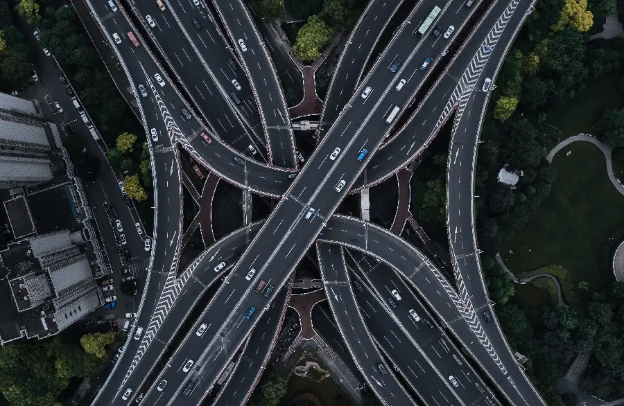 Download background and background of busy highways with cars in high quality