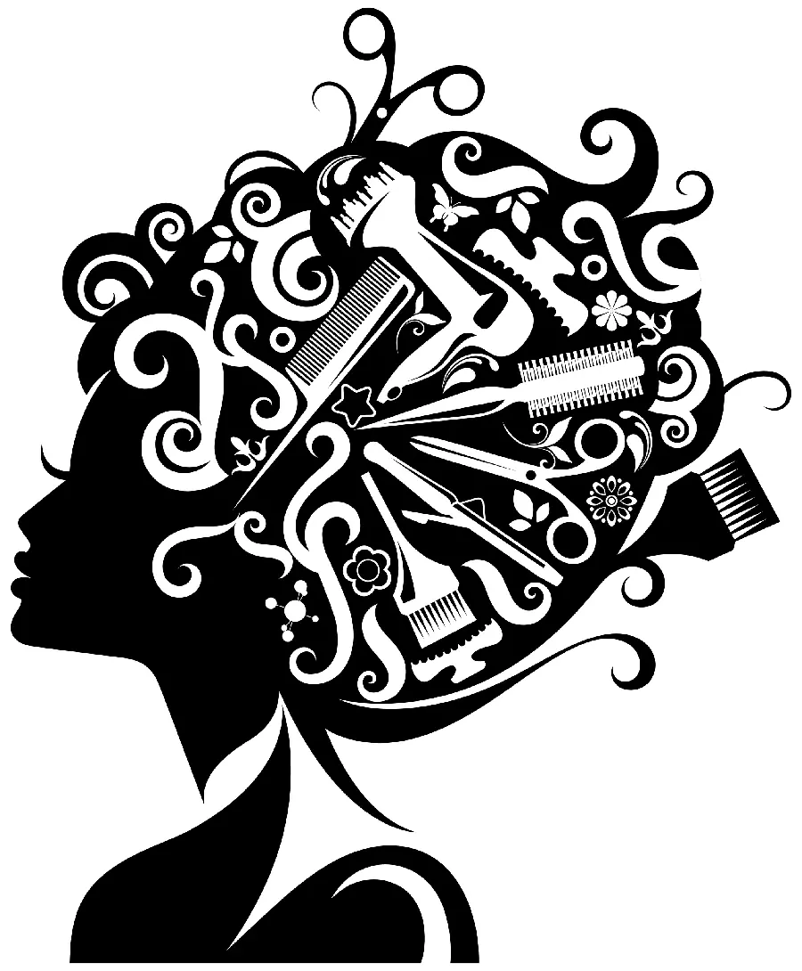 The most stylish profile photo for a girly hair stylist 