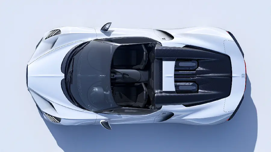 White Bugatti Mistral Wallpaper for Laptop