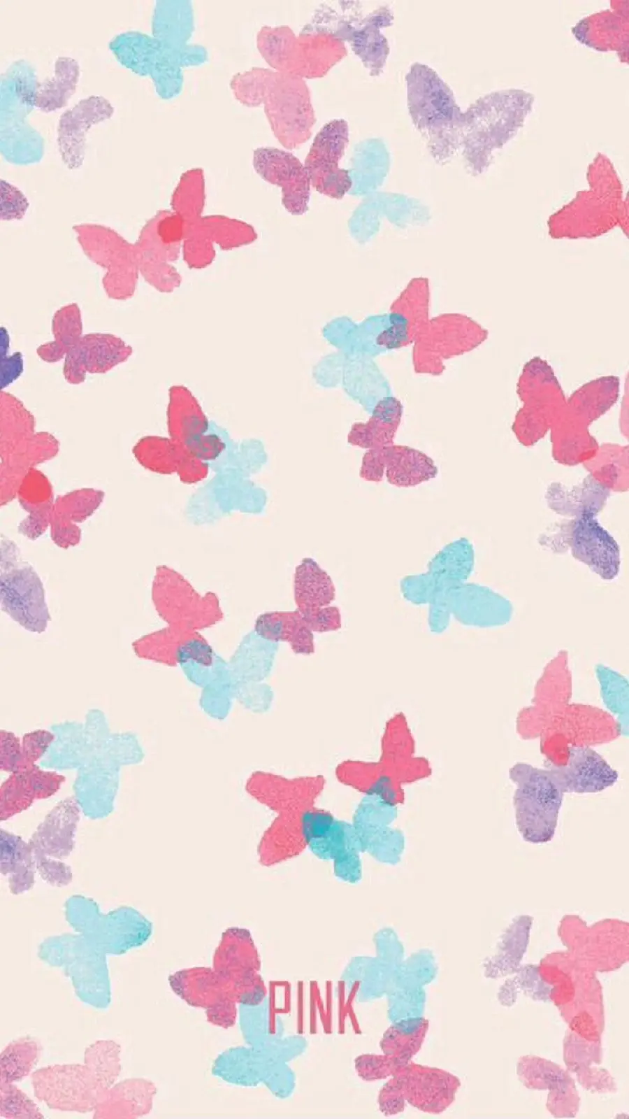 New girl's background with a masterpiece of small butterflies in high quality
