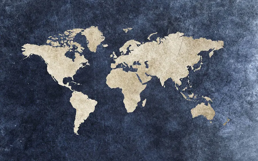 An exceptional and interesting map of the Earth from above with an eye-catching texture 