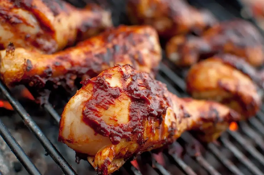 High quality HD wallpaper of delicious and delicious chicken thigh kebab